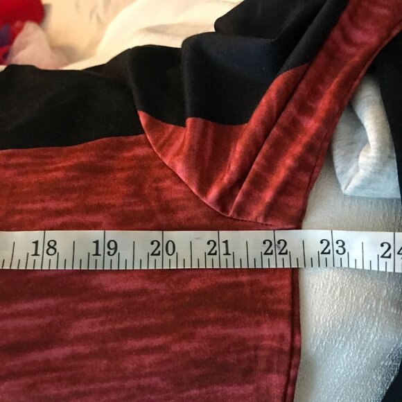 The North Face Burnt Orange & Black Long Sleeve Logo Top Size 3XL - Picture 9 of 10